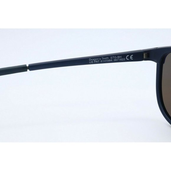 Maui Jim Dragon's MJ 811-03S Square Navy Stripe Sunglasses Polarized Lens (C) - Picture 5 of 6